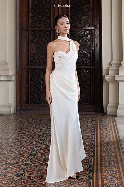 Adalicia Dress in Ivory